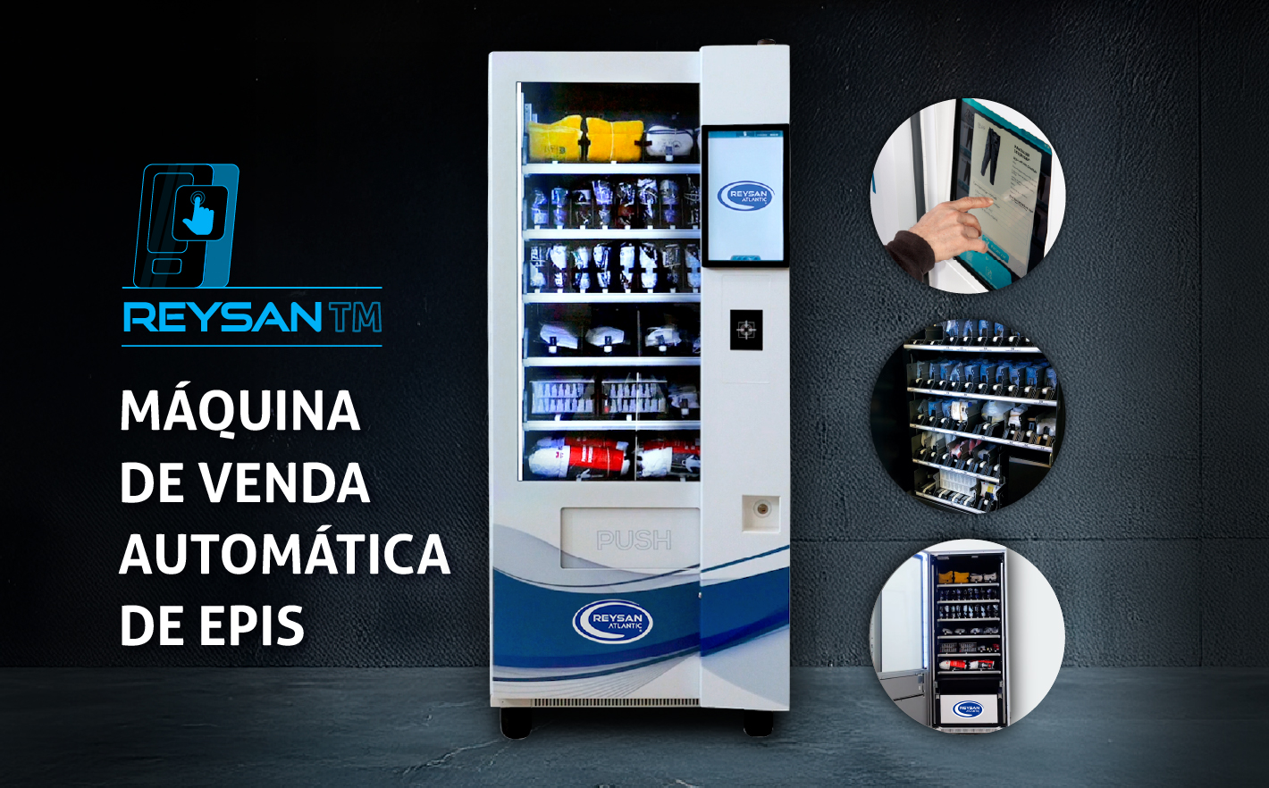 A Melhor Máquina de Venda Automática de EPI para a Sua Empresa | Reysan TM®